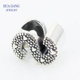 Letter S Charms Silver 925 Bead for Bracelet Necklace