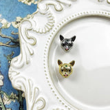 Magical Cat 925 Sterling Silver Beads with Colorful Stones