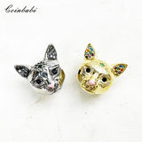 Magical Cat 925 Sterling Silver Beads with Colorful Stones