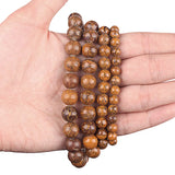 Natural Stone Elephant Skin Jaspers Round Beads 4/6/8/10/12mm