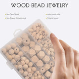 Natural Wood Bead Jewelry Making DIY Jewelry