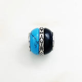 Beads Ornament & Bicolor 925 Sterling Silver Fine Jewelry Charms