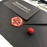 Red Enamel Rose Bead Charm, Lucky Europe Bracelet Jewelry