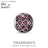 Red Fish & Rhinestone Beads for Bracelet or Necklace