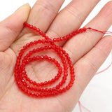Natural Spinel Beads 3mm Purple Round Semi-Precious Stone for DIY Jewelry