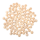 Wooden Round Face Beads for Jewelry Making