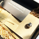 Yin Yang Micro Pave Ball Charm For DIY Fine Jewelry Making