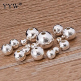 2-16mm Silver Metal Beads for DIY Jewelry Making