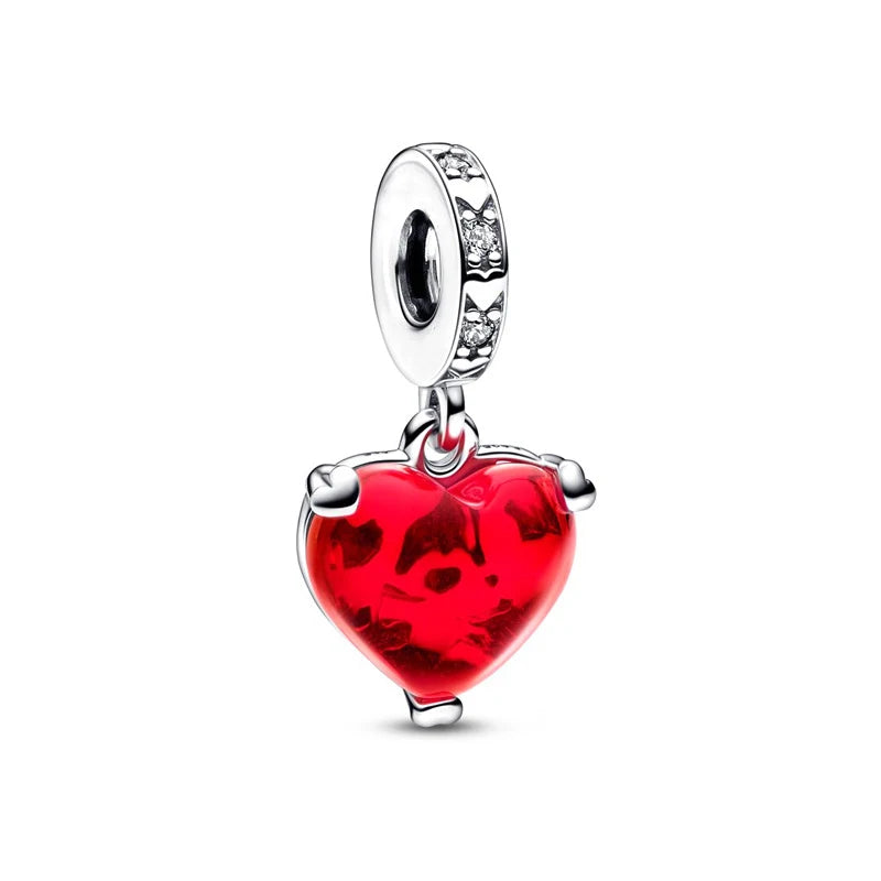 Cupronickel Silver Plated Seashells Love Key Pendant Charm Beads