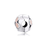 925 Sterling Silver Floral Clip Charms for Bracelets