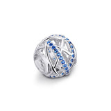 925 Sterling Silver Galaxy Openwork Charms Beads for Bracelets