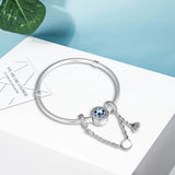 Tropical Shell & Pearl Safety Chain 925 Sterling Silver Beads