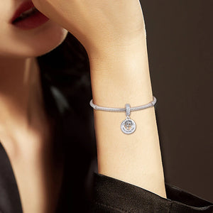 925 Sterling Silver Family Tree Charms Beads for Bracelets Necklaces