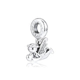 925 Sterling Silver Angel of Love Beads for Necklaces Bracelets