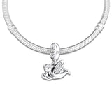 925 Sterling Silver Angel of Love Beads for Necklaces Bracelets