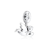 925 Sterling Silver Angel of Love Beads for Necklaces Bracelets