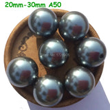 Grey Acrylic ABS Pearl Beads for Jewelry Making 6mm-30mm A50