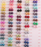 Burgundy Acrylic Pearl Beads 6mm-30mm Round Beads for DIY