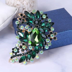 Alloy Inlaid Rhinestone Brooch Fashionable High-end Pin Gift MM-962