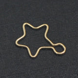 14K Gold-Filled Heart Pentagram Pendant Charm