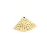 14k Gold-Filled Smooth Fan Bent Tube Jewelry Finding