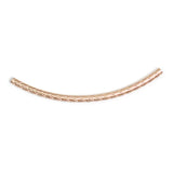 14k Gold-Filled Smooth Fan Bent Tube Jewelry Finding
