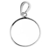 Beadsnice 27610smt17 Bezel Cup Tray & Hoop Sterling Silver 925 Jewelry Supplies