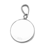 925 Sterling Silver Pendant Tray Round Blank Necklace Jewelry Making