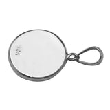 925 Sterling Silver Pendant Tray Round Blank Necklace Jewelry Making