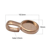 925 Sterling Silver Pendant Bail Flat Pad Bails