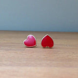 Stainless Steel Heart Earring Stud DIY Jewelry Supply