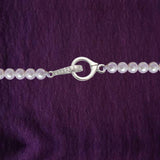 925 Silver Zircon Fold Over Clasp Chain Clasp Diy Jewelry