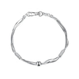 925 Silver Chain Clasp Hook Eye for Necklace DIY Jewelry 30879