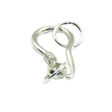 925 Silver Chain Clasp Hook Eye for Necklace DIY Jewelry 30879