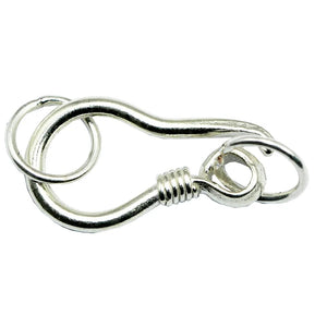 925 Silver Chain Clasp Hook Eye for Necklace DIY Jewelry 30879
