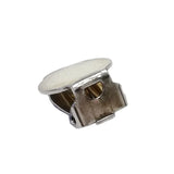 925 Silver Clip-On Earring Blank Base 12mm Round Flat Pad DIY Jewelry