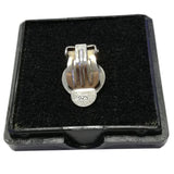 925 Silver Clip-On Earring Blank Base 12mm Round Flat Pad DIY Jewelry