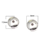 925 Sterling Silver Earnut Safety Backs Earring Findings