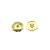 925 Sterling Silver Earnut Safety Backs Earring Findings