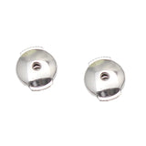 925 Sterling Silver Earnut Safety Backs Earring Findings