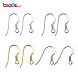 925 Sterling Silver Earring Hooks with Ball - ID25408