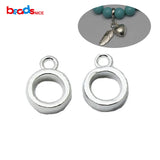 925 Silver Loop Charm Pendant DIY Jewelry Making