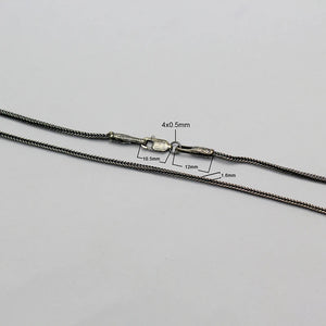 925 Silver Necklace Thai Silver Chain Men's Gift for Him