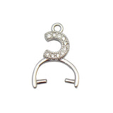 Sterling Silver Pinch Bails for Pendants DIY Jewelry Making