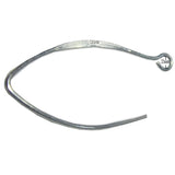925 Silver Hoop Earrings DIY Hook 0.9mm Height
