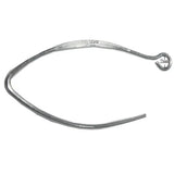 925 Silver Hoop Earrings DIY Hook 0.9mm Height