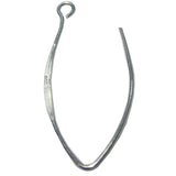 925 Silver Hoop Earrings DIY Hook 0.9mm Height