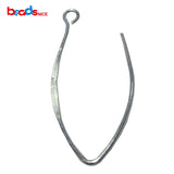 925 Silver Hoop Earrings DIY Hook 0.9mm Height