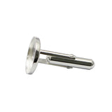 925 Sterling Silver 14mm Cufflinks Base Jewelry DIY for Her