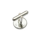 925 Sterling Silver 14mm Cufflinks Base Jewelry DIY for Her